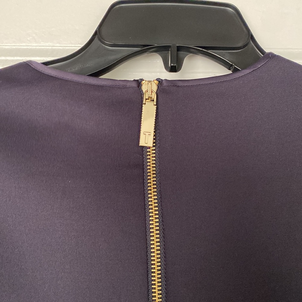 Dark Blue Ted Baker Chesska Dress Ted Baker Size 1 (4) NWT - Picture 6 of 10